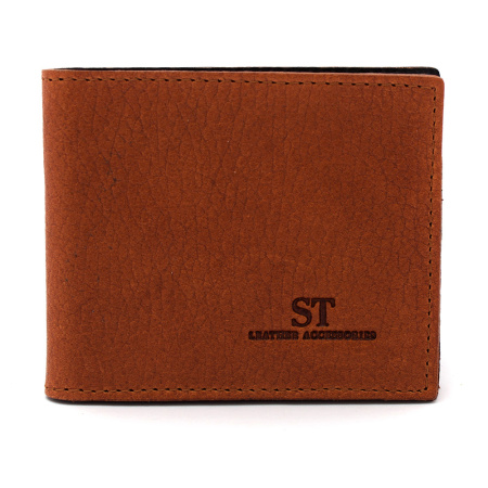 Кошелек-зажим мужской кожаный NN PZ-NN01633 рыжий