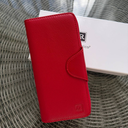 Кошелек женский из натуральной кожи Alfa Ricco 28496 красный