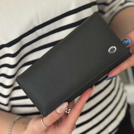 Гаманець жіночий шкіряний ST 1500 чорний