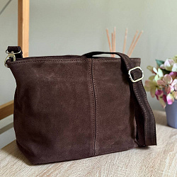 Замшевая сумка