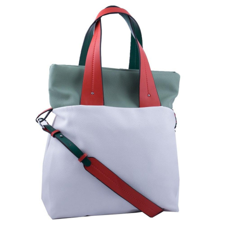 Женская сумка-мешок из кожзаменителя NN 18555 бежевая