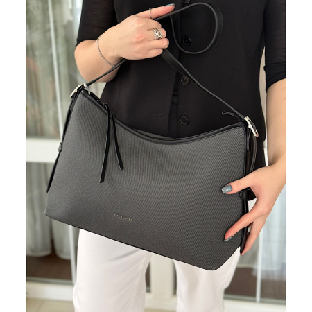 Сумка женская кросс боди из кожзаменителя David Jones 28945 черная