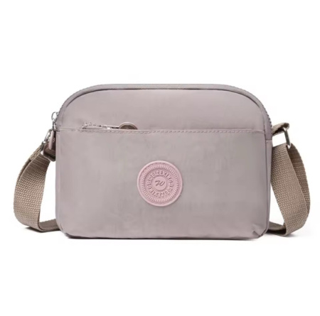 Сумка женская кросс боди текстильная TXT 29043 бежевая