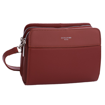 Женская сумка кросс-боди из кожзаменителя David Jones 18895 ярко-рыжая Женская сумка кросс-боди из кожзаменителя David Jones 18895 ярко-рыжая