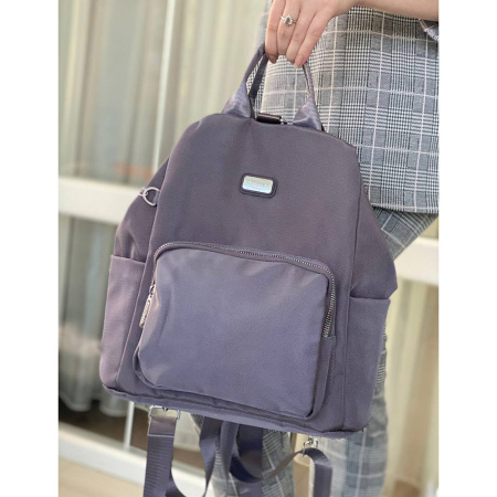 Жіночий рюкзак текстильний LVL 25511 сірий