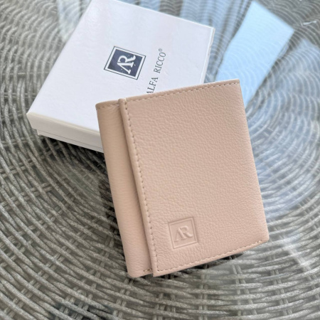 Кошелек женский из натуральной кожи Alfa Ricco 28492 бежевый