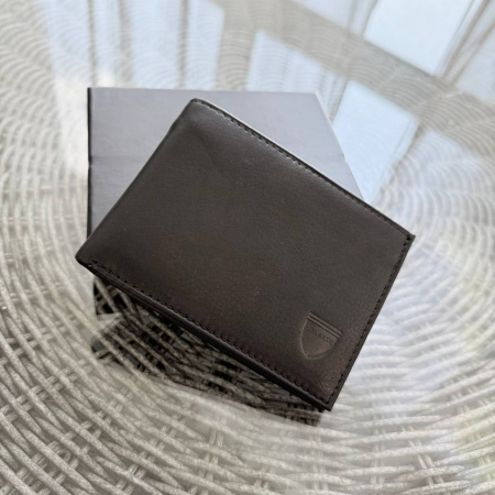 Кошелек-зажим мужской из натуральной кожи на магните Alfa Ricco 28487 черный