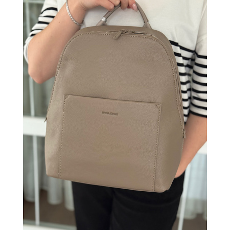 Жіночий рюкзак міський з еко шкіри David Jones 28857 тауп