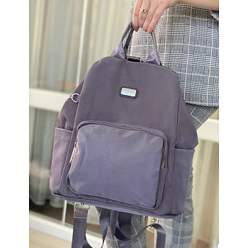 Женский городской рюкзак текстильный LVL 25511 серый