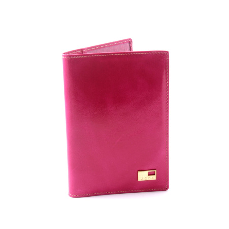 Обложка для паспорта JCCS P-JS01723 малиновая 
