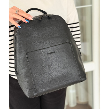 Жіночий рюкзак міський з еко шкіри David Jones 28856 чорний