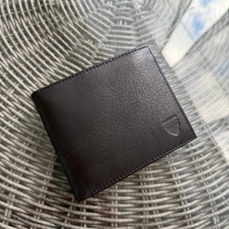 Гаманець чоловічий з натуральної шкіри Alfa Ricco 28478 чорний