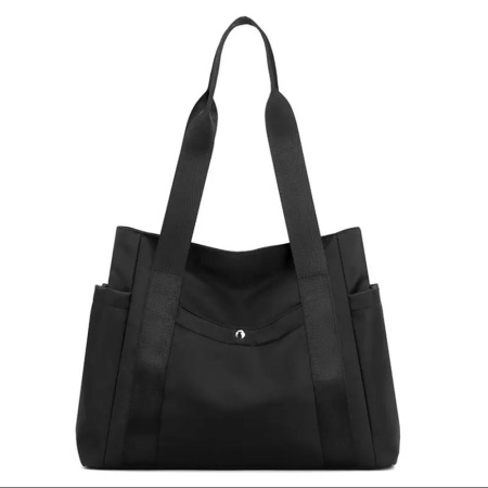 Женская текстильная сумка с 2-мя ручками HK 25224 черная