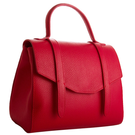 Женская кожаная сумка Genuine leather 20037 красная