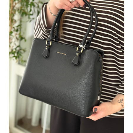 Сумка женская з кожзаменителя David Jones 29065 черная