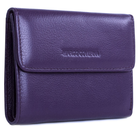Кошелек женский кожаный Marco Coverna 24076 темно-фиолетовый