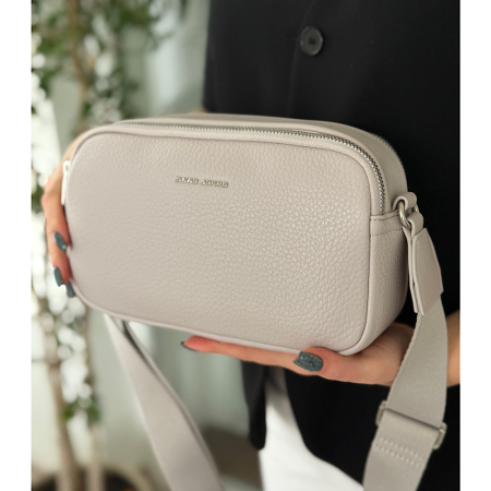 Сумка женская кросс боди из кожзаменителя David Jones 28959 холодный сиреневый