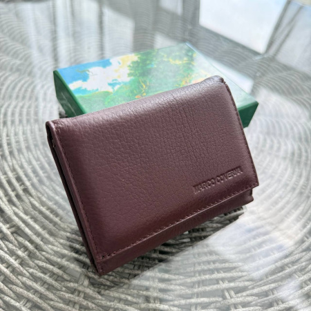 Кошелек женский из натуральной кожи Marco Coverna 27425 бордо
