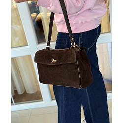 Замшевая сумка