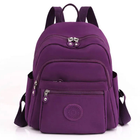 Рюкзак женский городской текстильный HK24491 фиолетовый