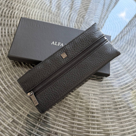 Ключниця з натуральної шкіри Alfa Ricco 28491 чорна