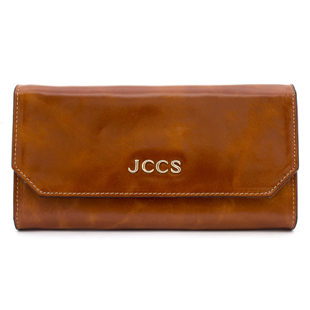 Кошелек женский кожаный JCCS 7108 коричневый 