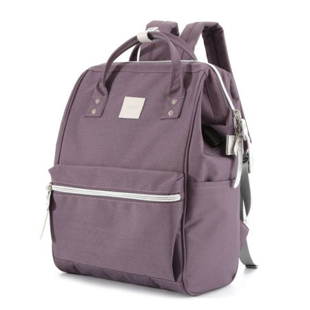 Рюкзак женский городской текстильный Himawari 25024 фиолетовый