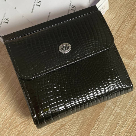 Кошелек женский кожаный ST 1585 черный 