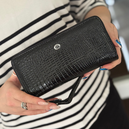 Гаманець жіночий шкіряний ST 1531 чорний