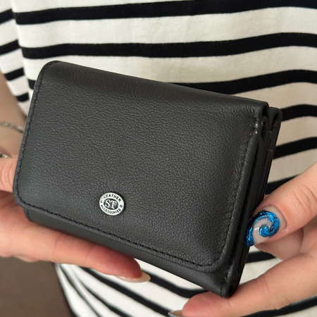 Гаманець жіночий шкіряний ST-17547 чорний