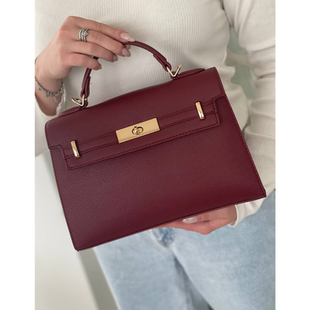 Сумка женская кросс боди из кожзаменителя David Jones 28285 бордо