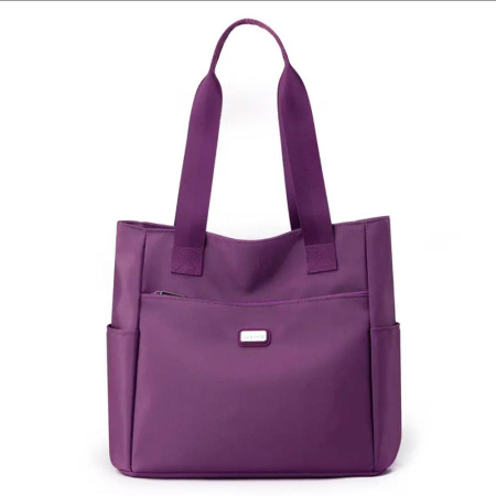 Женская текстильная сумка-шоппер HK 25219 фиолетовая