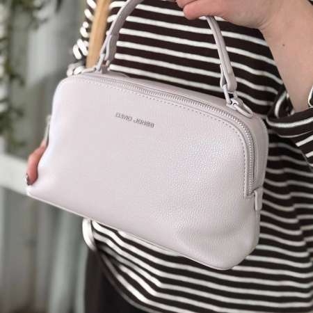 Сумка женская кросс боди из кожзаменителя David Jones 29087 холодный сиреневый