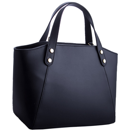Кожаная женская сумка Genuine leather 20114 черная