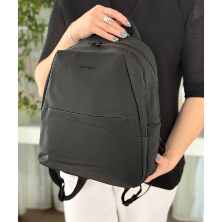 Жіночий рюкзак міський із щільного тектилю David Jones 28947 чорний