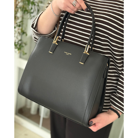 Сумка женская из кожзаменителя David Jones 29109 черная