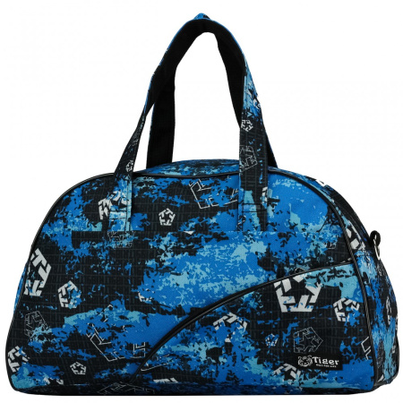 Спортивная текстильная сумка на двух ручках Tiger 11824 синяя 