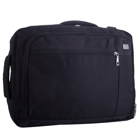 Городской тесктильный сумка-рюкзак NN 20004 черный