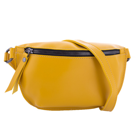 Женская сумка -бананка NN 18560 жёлтая