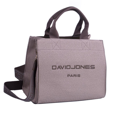 Сумка женская кросс боди из кожзаменителя David Jones 27314 тауп