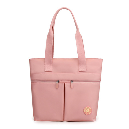 Сумка шоппер женская текстильная HK24509 розовая