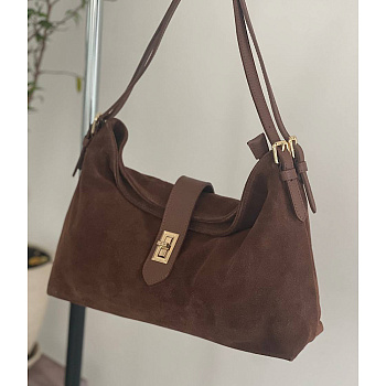 Замшевая сумка