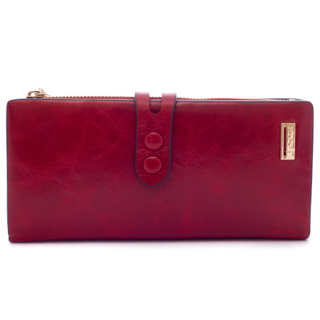 Гаманець жіночий шкіряний JCCS 1538 червоний