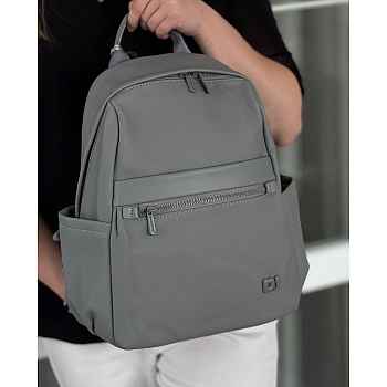 Рюкзак женский городской из кожзаменителя David Jones 28517 серый