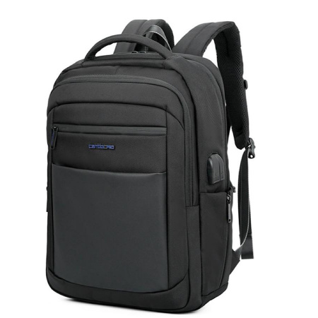 Рюкзак мужской городской текстильный Cantlor 28388 черный