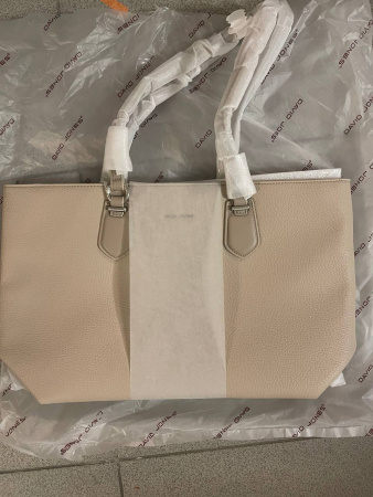 Жіноча сумка-шопер David Jones 26742 бежева