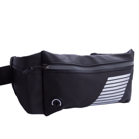 Сумка бананка мужская тектильная NN B-NN20601 черная