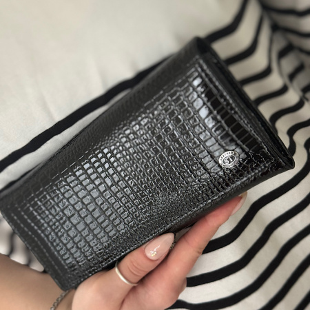 Гаманець жіночий шкіряний ST 1510 чорний