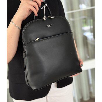 Рюкзак женский городской из кожзаменителя David Jones 28929 черный