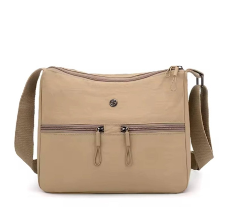 Сумка женская кросс боди текстильная TXT 29045 бежевая